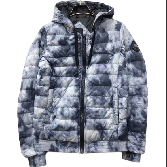 Canada Goose Richmond Women's Blue Down Puffer Zip Up Jacket Coat Haze Print M - Picture 4 of 16